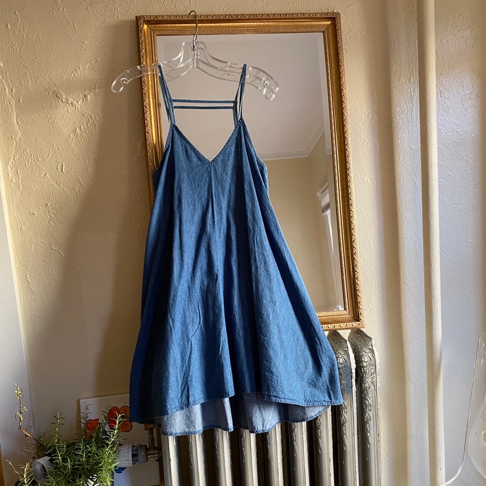 Jean shift dress!